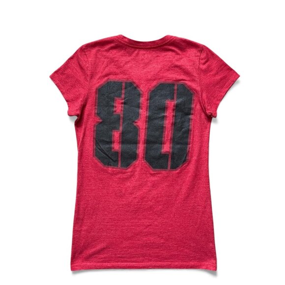 Nebraska Cornhuskers Shirt Womens Small Red NCAA Football Adidas Graphic - Picture 2 of 6